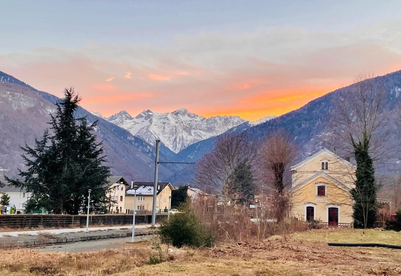 Duplex Du Pailhet, T3 Neuf, Vue Montagne, Parking, Navette Et 2 Velos A Disposition Gratuitement Bagneres-de-Luchon Bagian luar foto